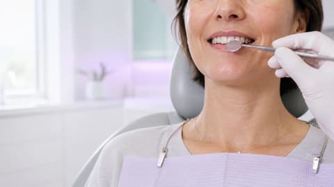 Synthetic patient during clinical confirmation of an anterior site