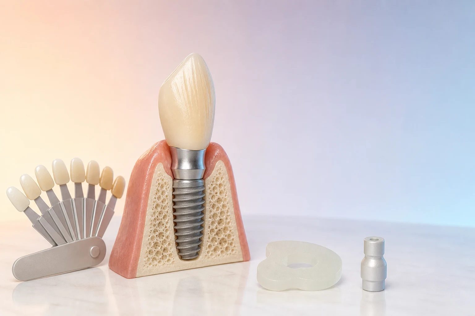 Clinical case TL–2841 with a planned implant crown at FDI position 13
