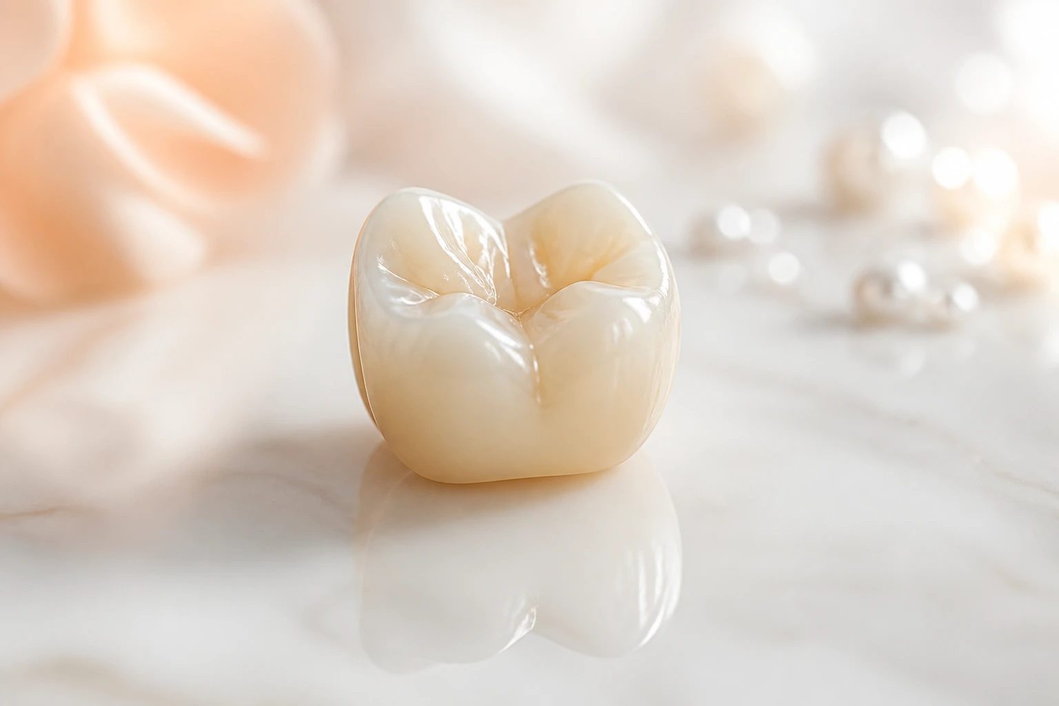 Editorial visualization of an anterior crown seated as the TL-8246 case reference