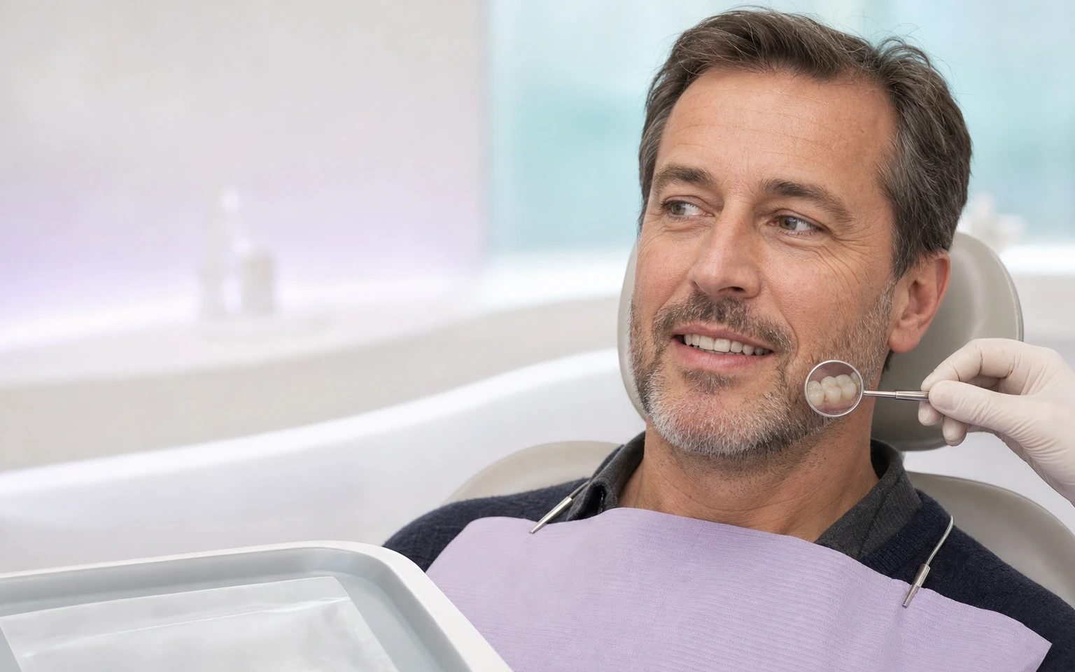 Restoration reviewed in clinic before recording a final human accept or return decision