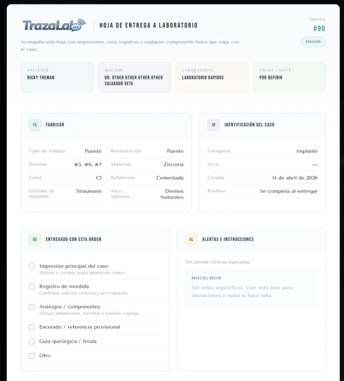 Receta sellada — TrazaRx